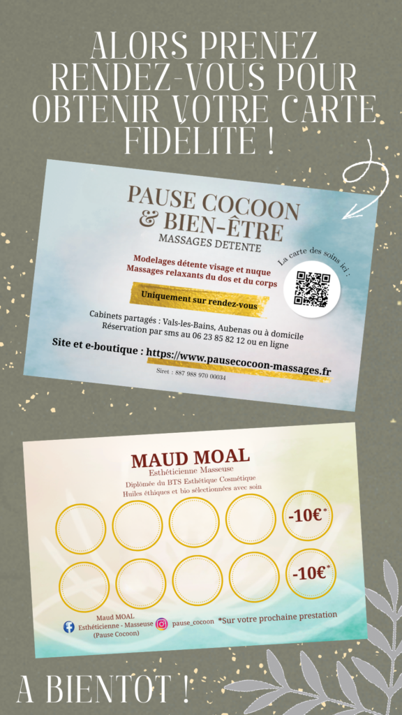 Présentation de la carte fidélité et ses avantages