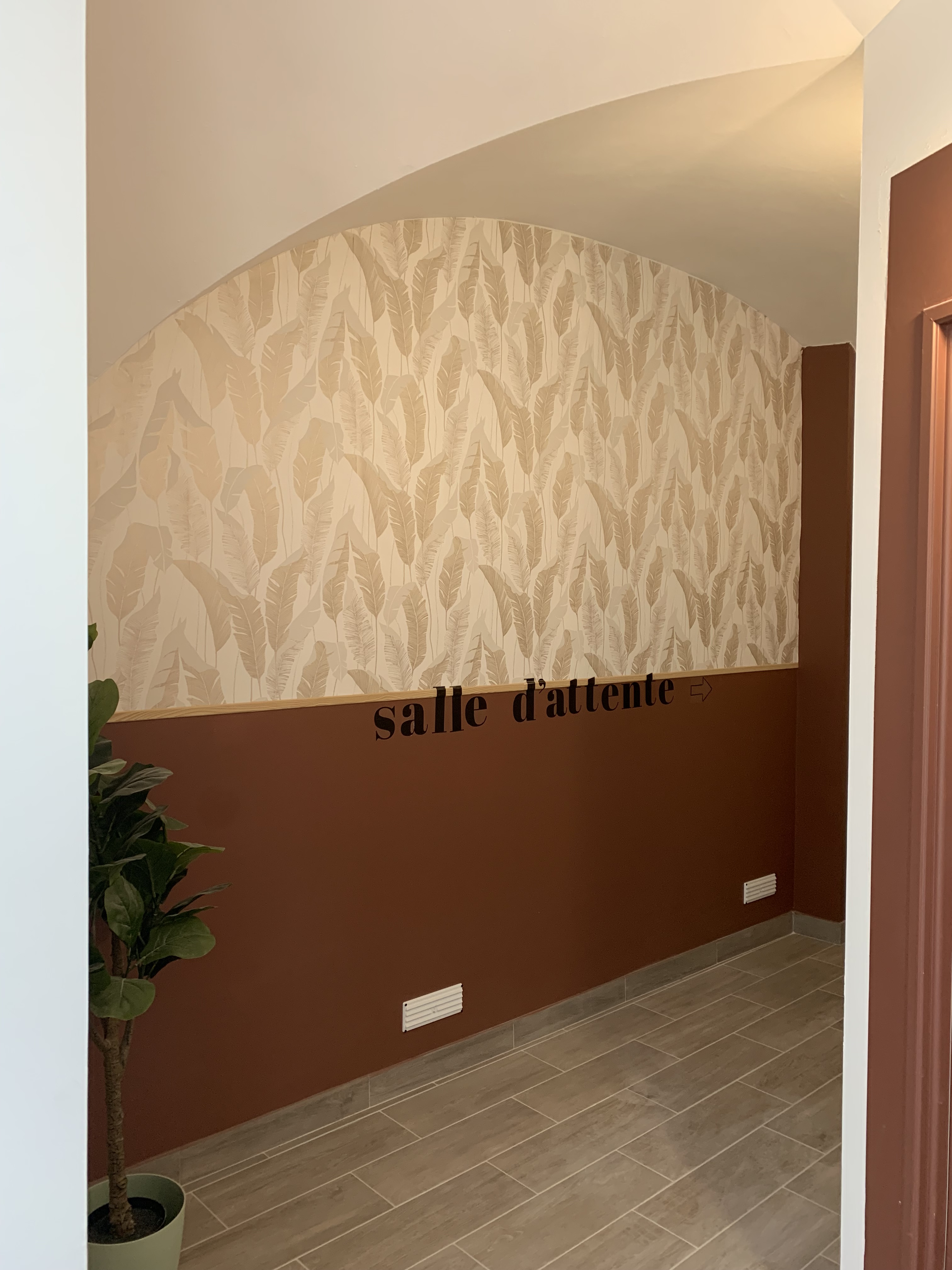 Cabinet de massages St Privat couloir